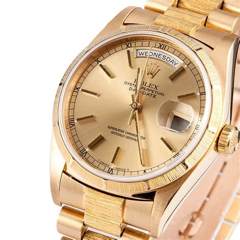 pre owned gold rolex watches